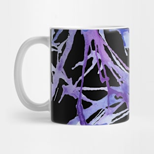 Indigo Splash Doodle Mug